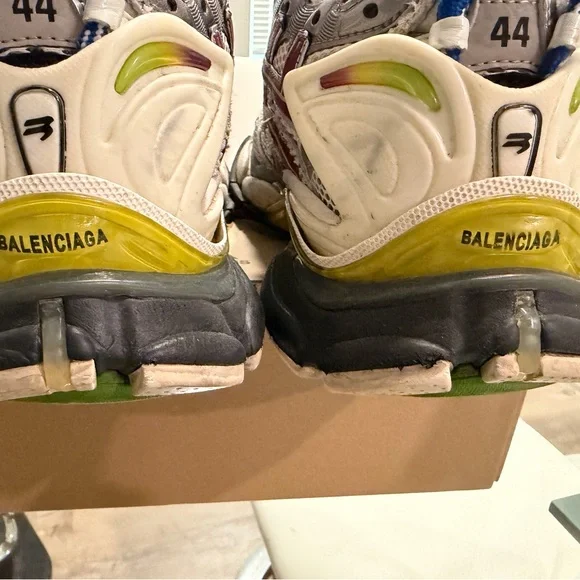 Balenciaga Pink and Orange Sneakers